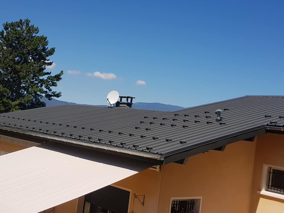 Couverture en ardoise