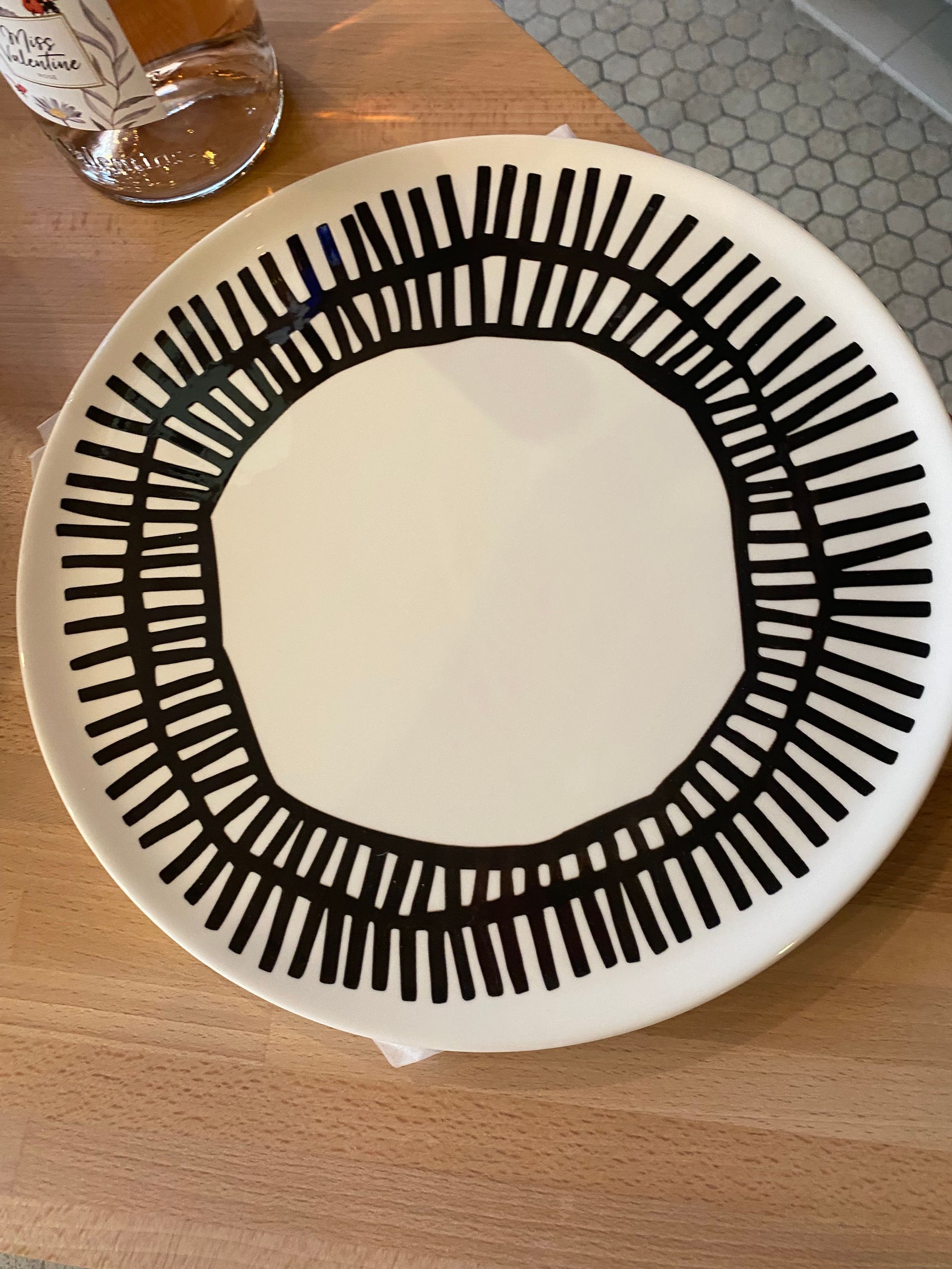 Assiette artisanale