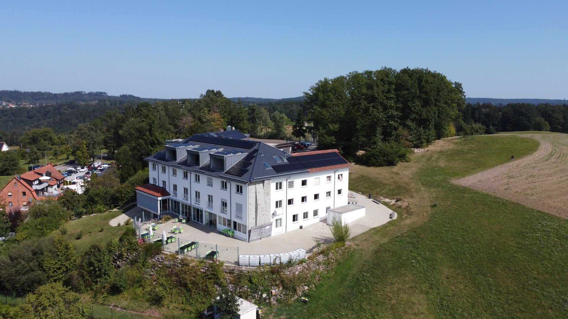 Panoramaaufnahme vom Haus Lutzenberg