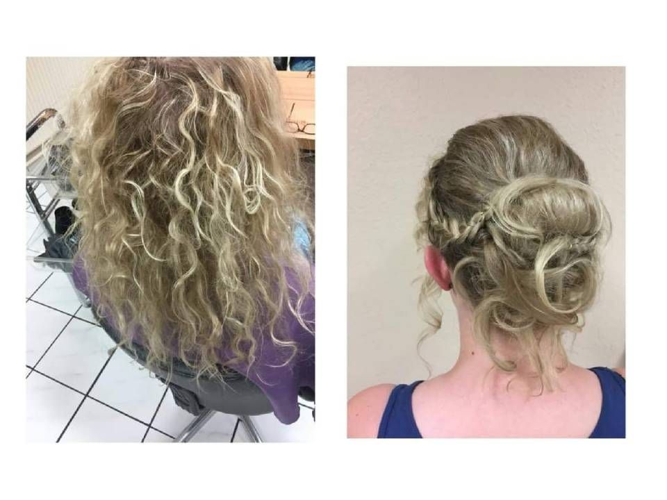 Ma Griffe Friseure Frau mit Brautfrisur