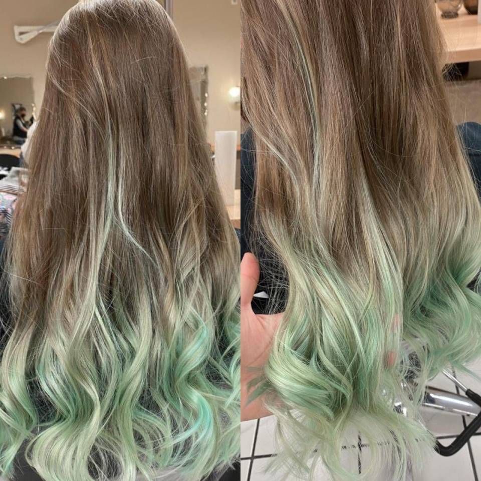 Ma Griffe Friseure Vorher-Nachher-Bild Haare vor und nach dem Friseurbesuch