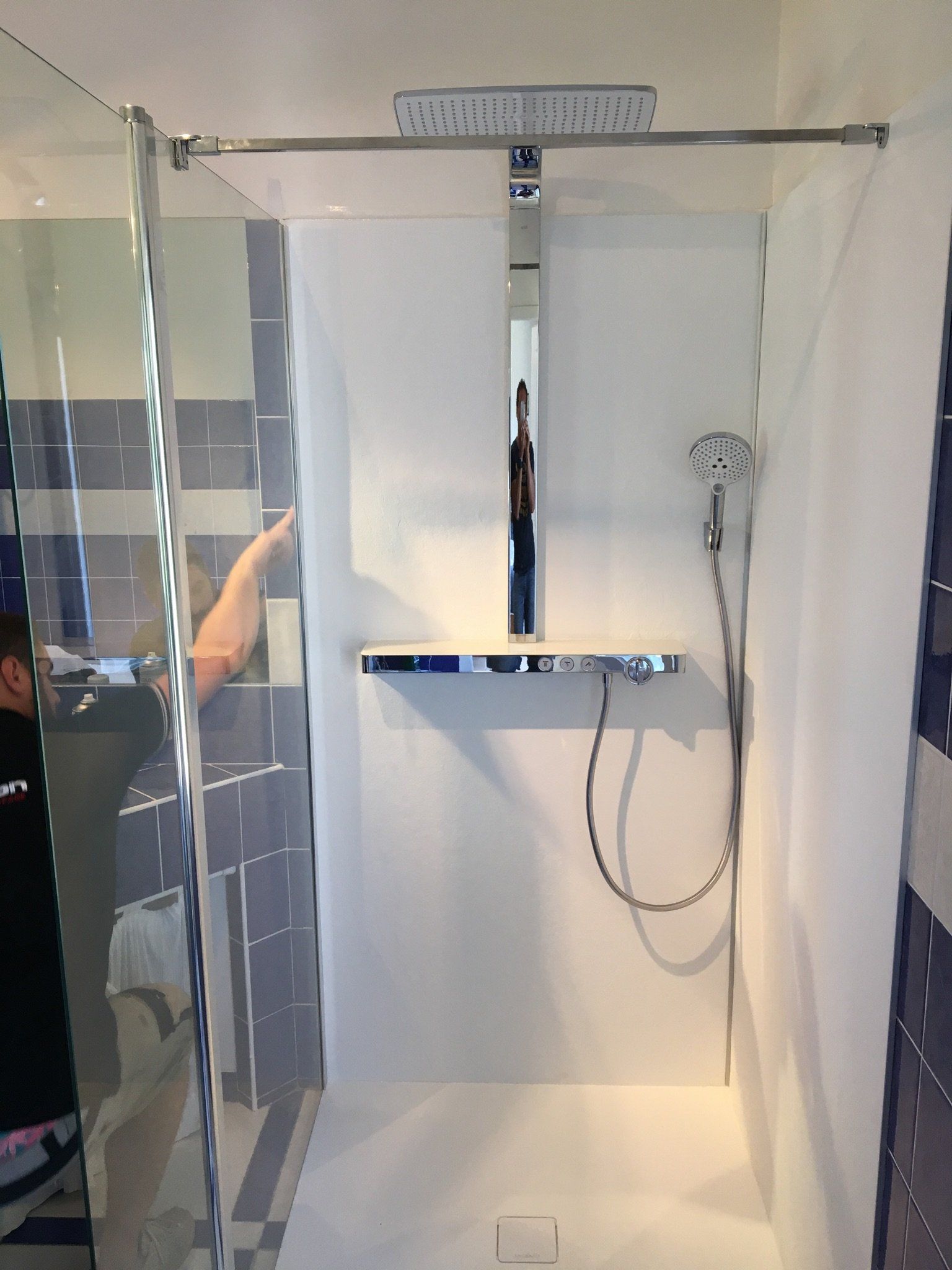 Douche à l'italienne