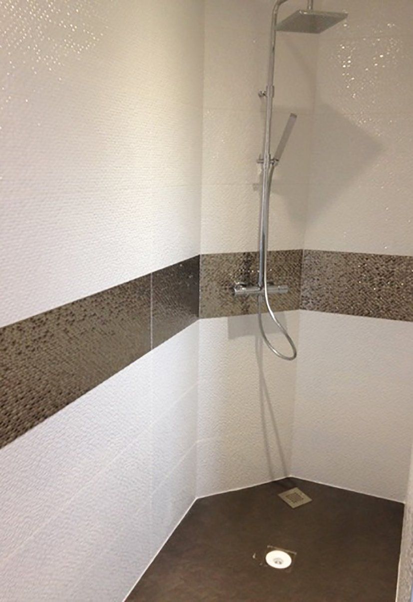 Douche rénovée