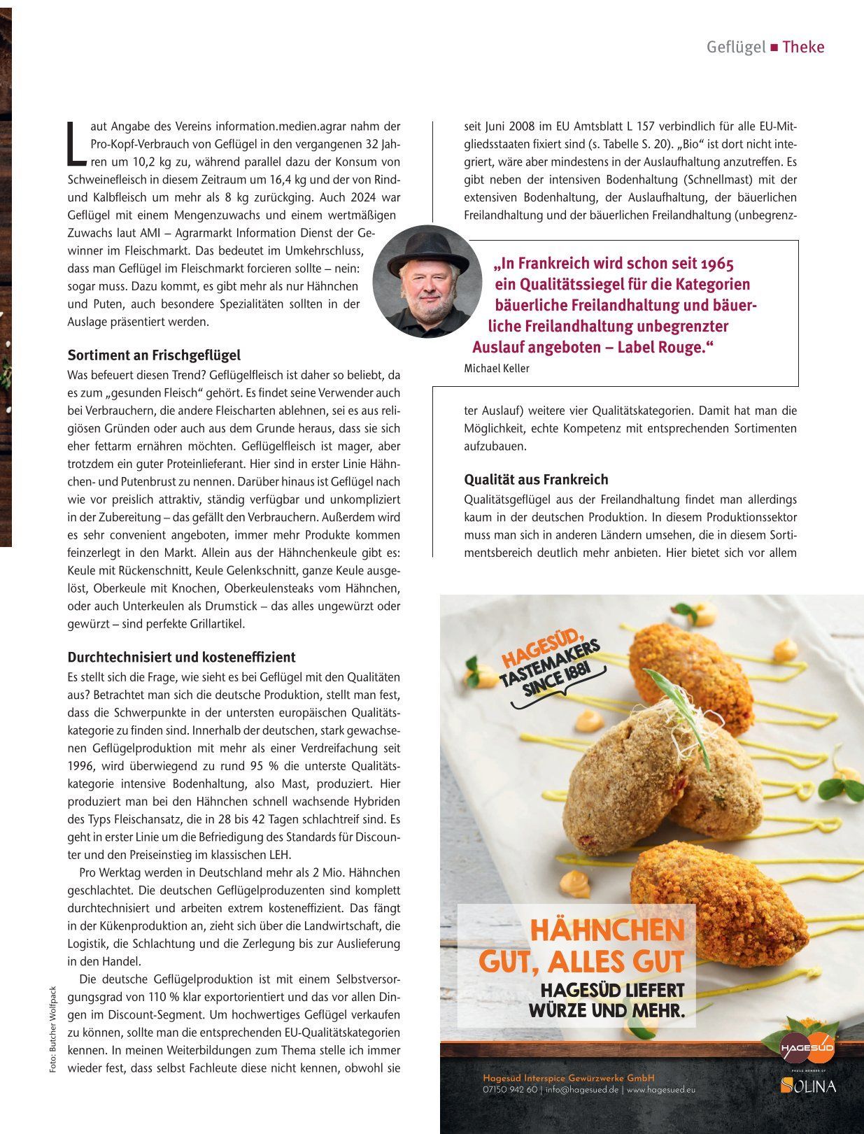 Artikelseite mit Text und einem Foto 