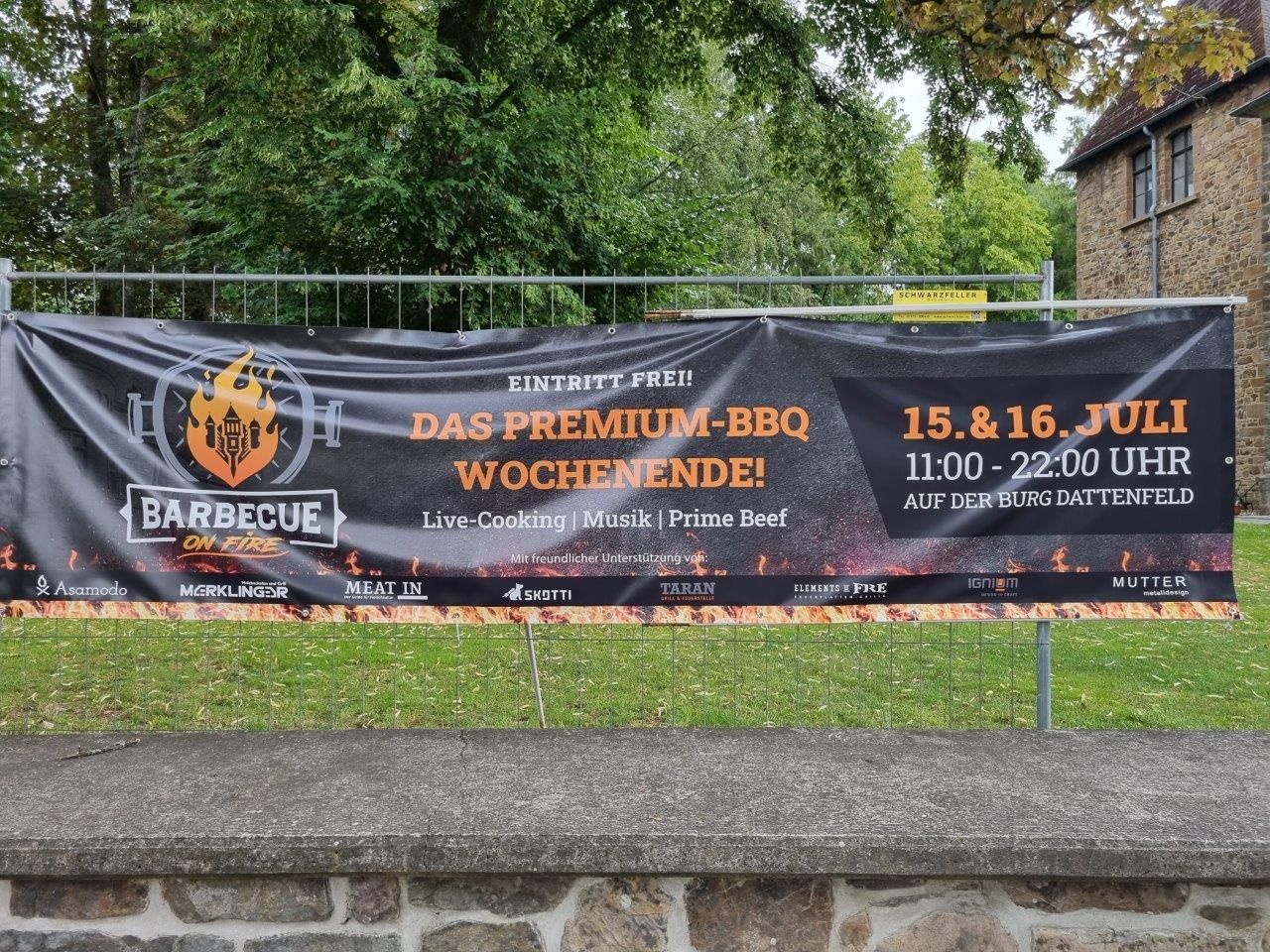 BBQ on Fire – Es gibt mehr Wildsteaks als man denkt – Burg Dattenfeld 15. – 16.07.23