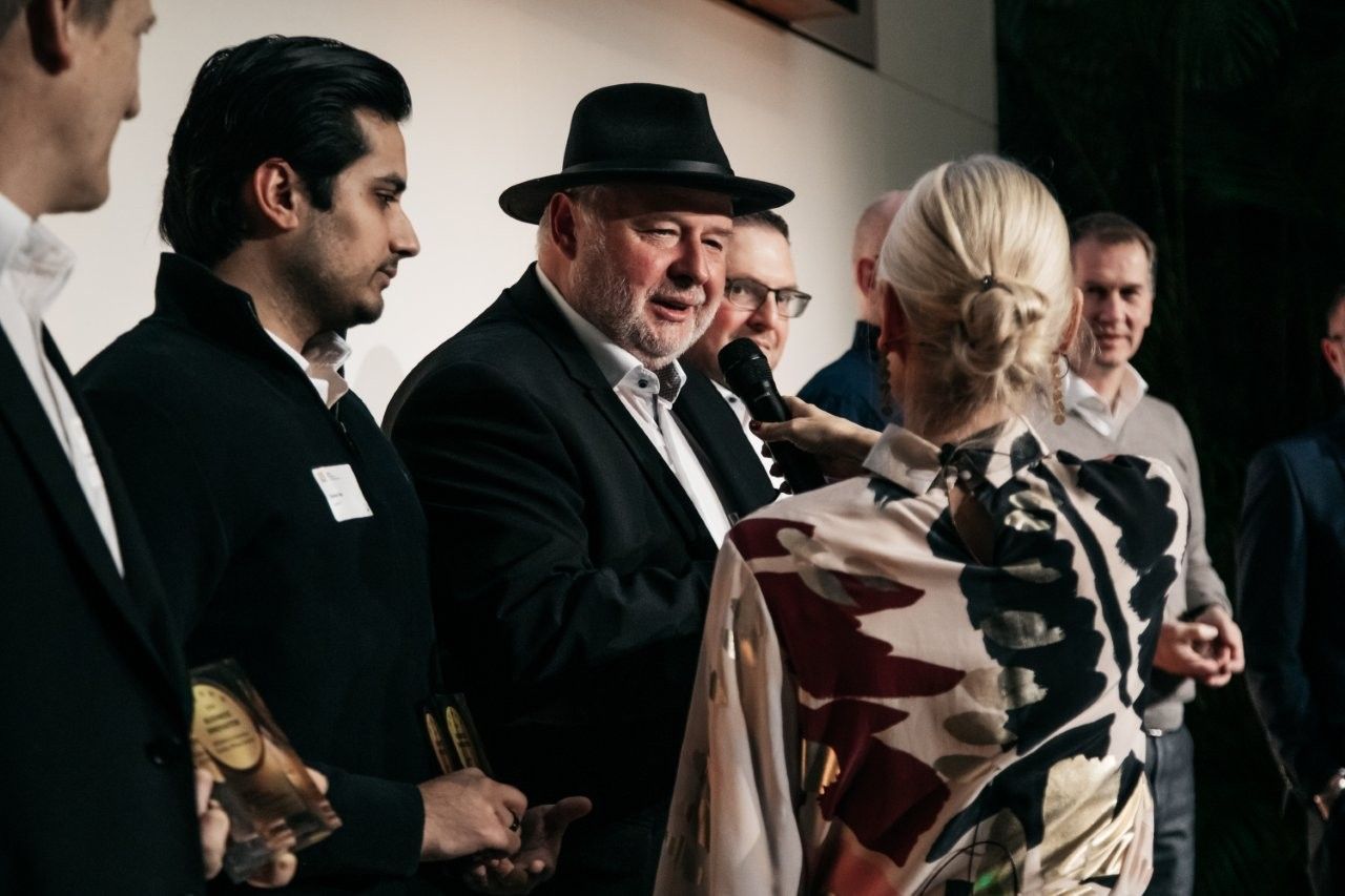 Preisverleihung der Deutschen Unternehmens Plattform - Business Innovator 