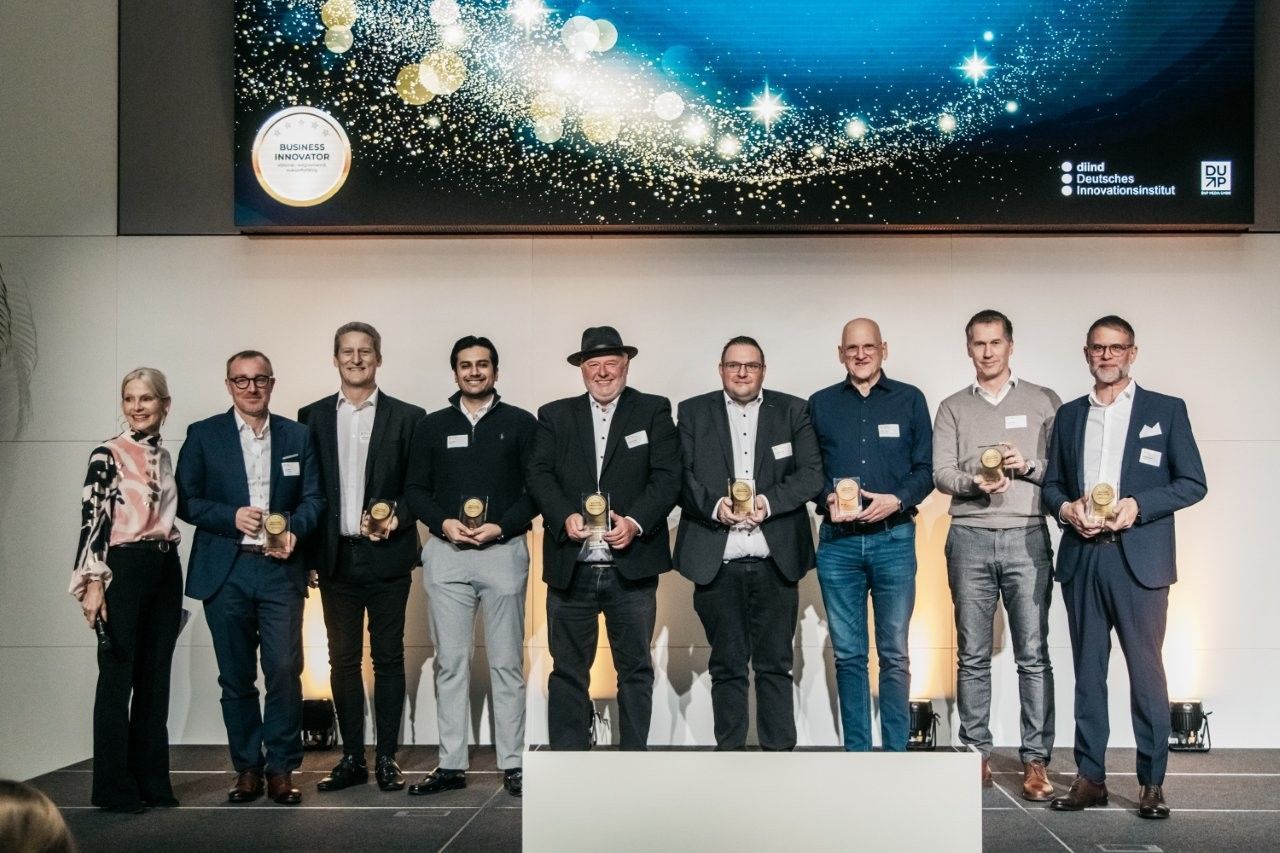 Preisverleihung der Deutschen Unternehmens Plattform - Business Innovator 