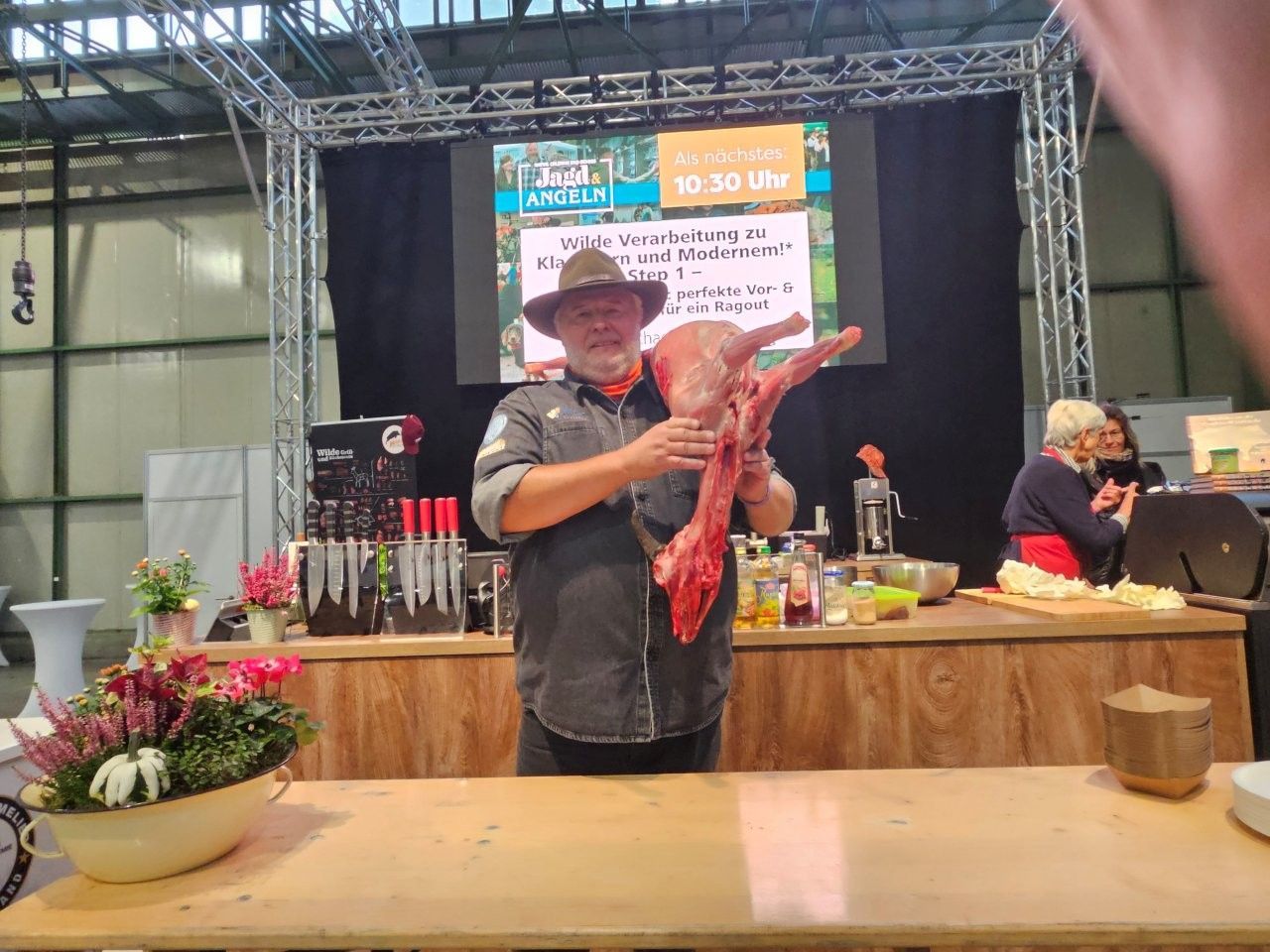 Jagd & Angeln - täglich ein Tier zerlegt und zubereitet - Genussbühne - Leipzig 03. - 05.10.25