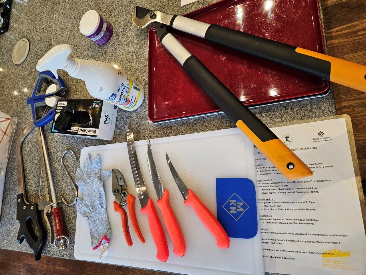 Jäger Workshop - Wildschwein Total - La Cucina Kochschule Carsten Dohrs - Remagen 01.11.25