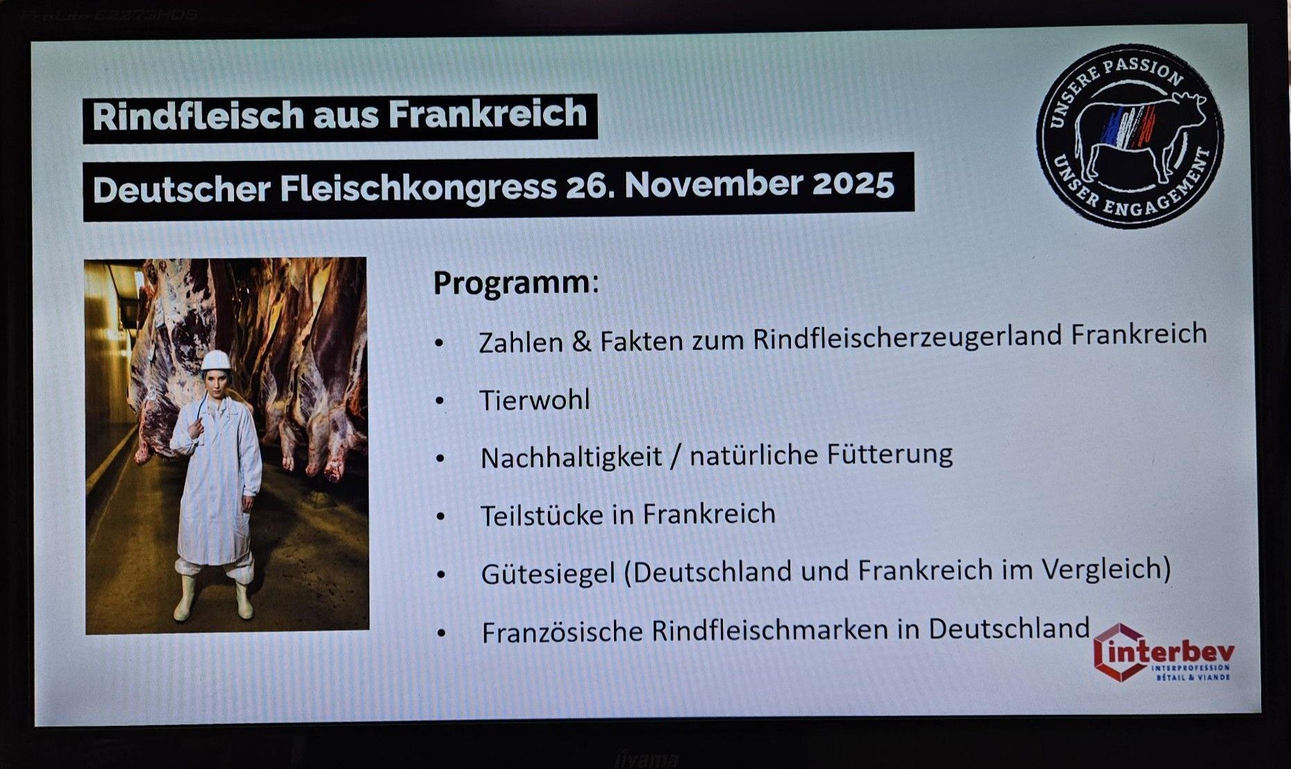Business Breakfast - Deutscher Fleischkongress - Rindfleisch aus Frankreich - Mainz 26.11.25
