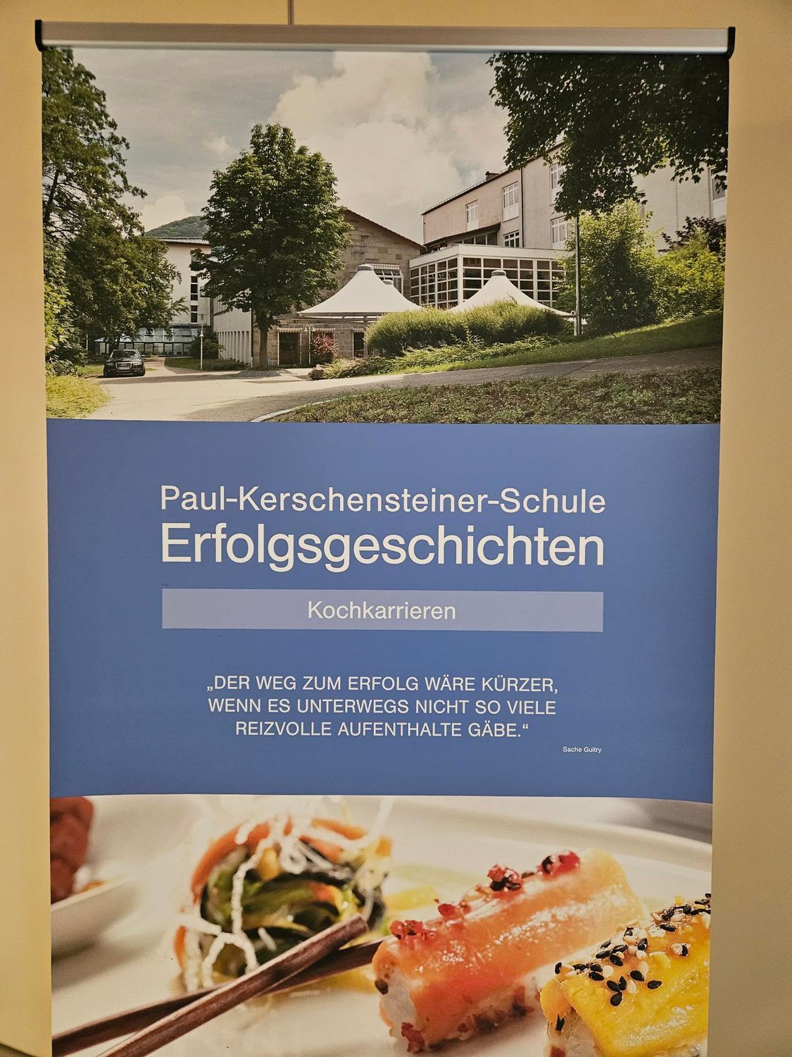 Plakat vo Paul-Kerschensteiner-Schule ,