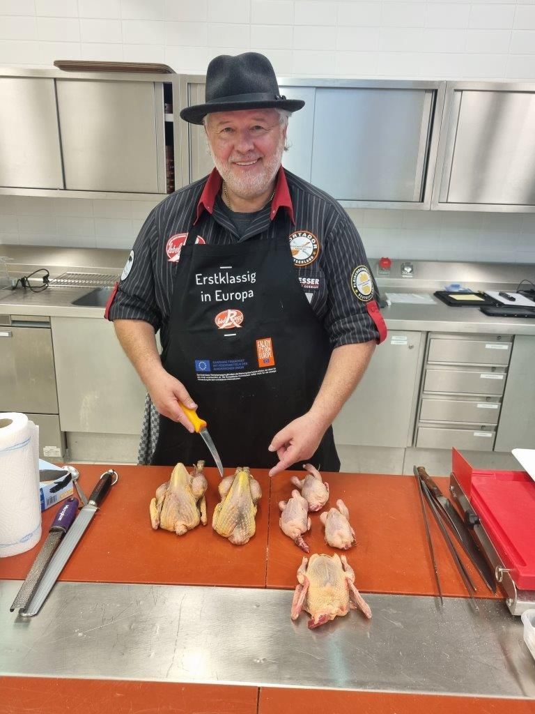 Fleischerakademie Workshop Label Rouge Geflügel – Meisterkurs Augsburg 16.05.23