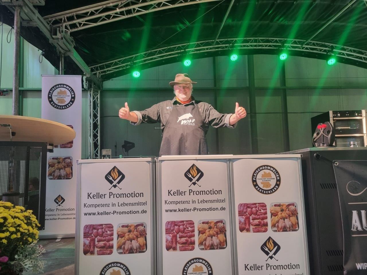 Jagd & Angeln – Bühnenshow mit Wild Total – Reh - Wildschwein – Muffel – Leipzig 06. – 08.10.23