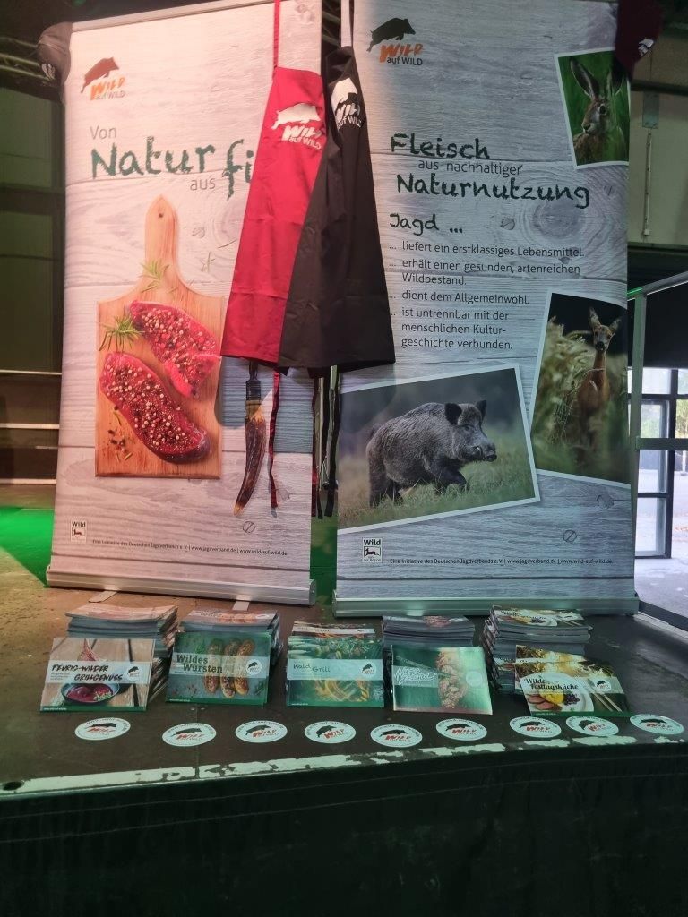 Jagd & Angeln – Bühnenshow mit Wild Total – Reh - Wildschwein – Muffel – Leipzig 06. – 08.10.23