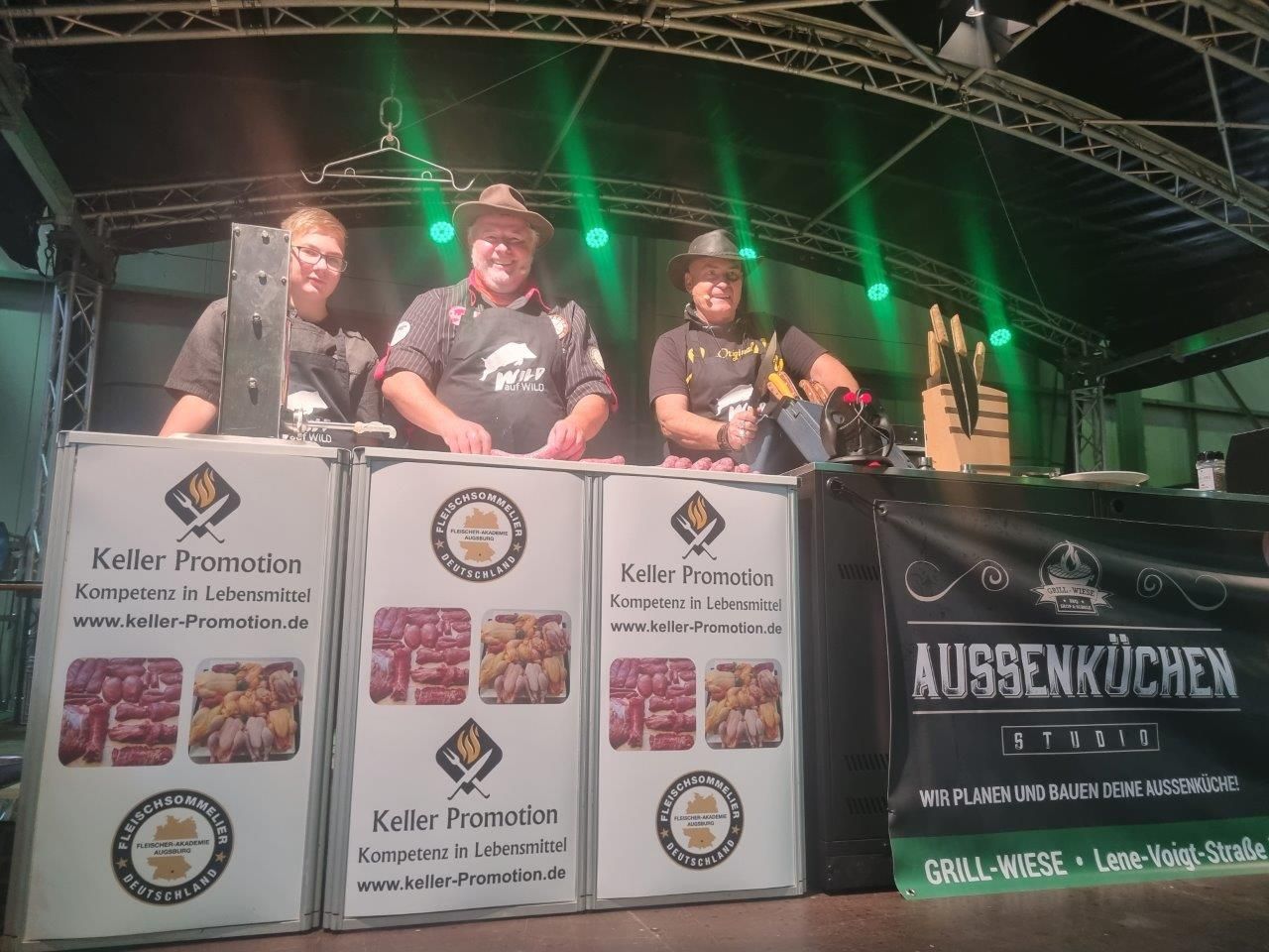 Jagd & Angeln – Bühnenshow mit Wild Total – Reh - Wildschwein – Muffel – Leipzig 06. – 08.10.23