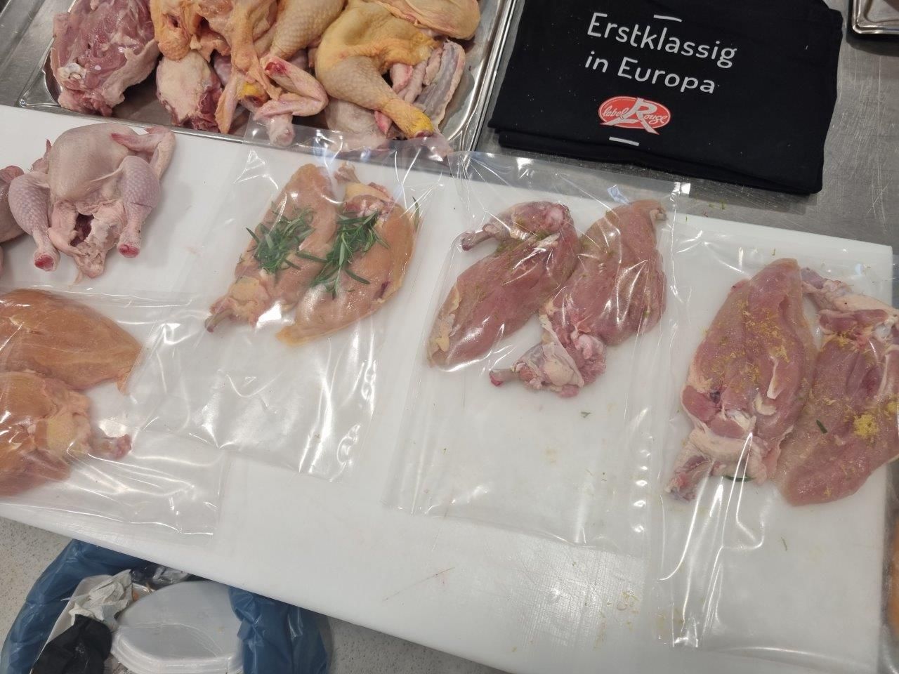 Rouge Geflügel vom feinsten – Fleischermeisterkurs bei Heyne in der HWK –  
Weiterstadt 13.11.23