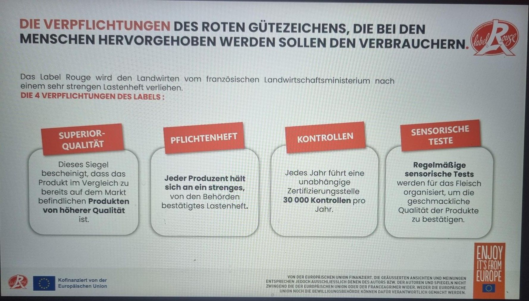 Label Rouge Weiterbildung – Köche Oberstufe – Landesberufsschule Baden-Württemberg – Bad Überkingen 28. + 29.11.23