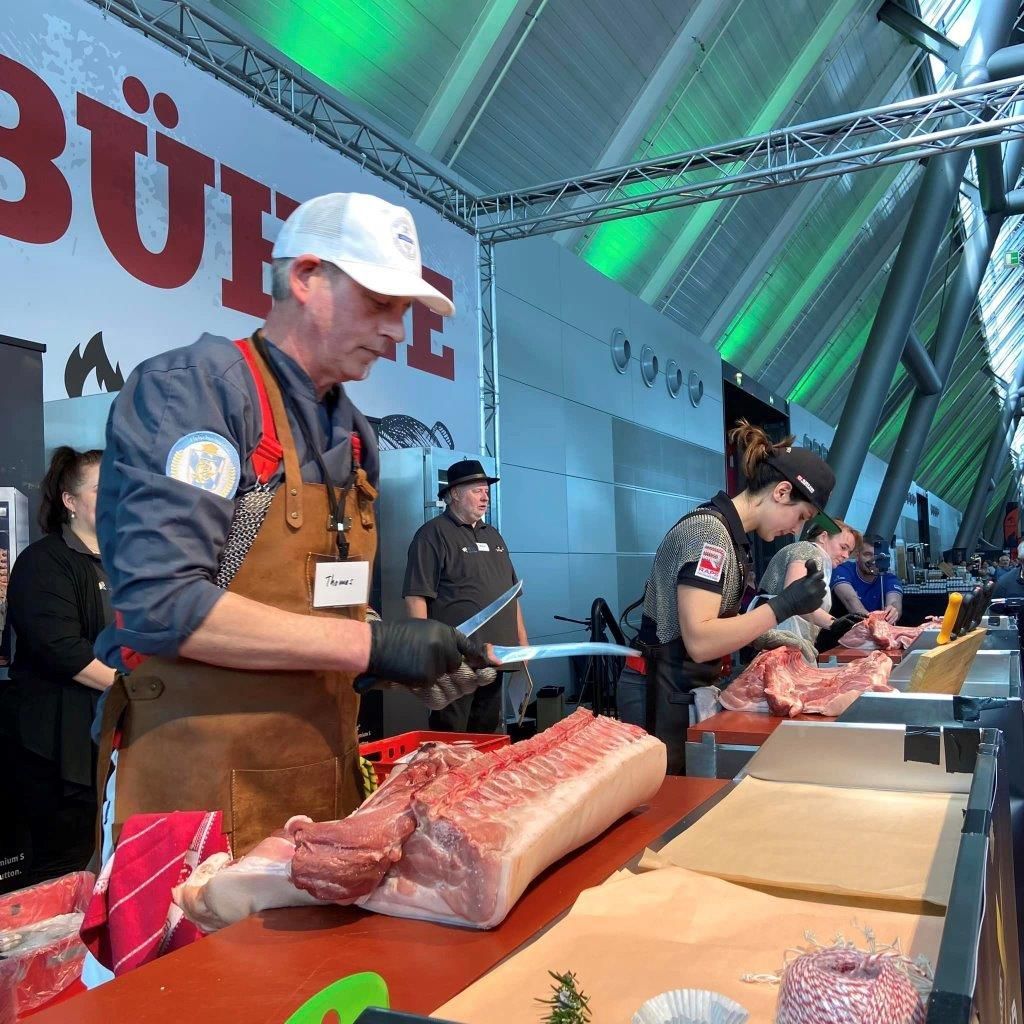 Keller Promotion Im Rahmen der BBQ Day - die 1.sten Butcher Wars - Messe Stuttgart 07.04.24