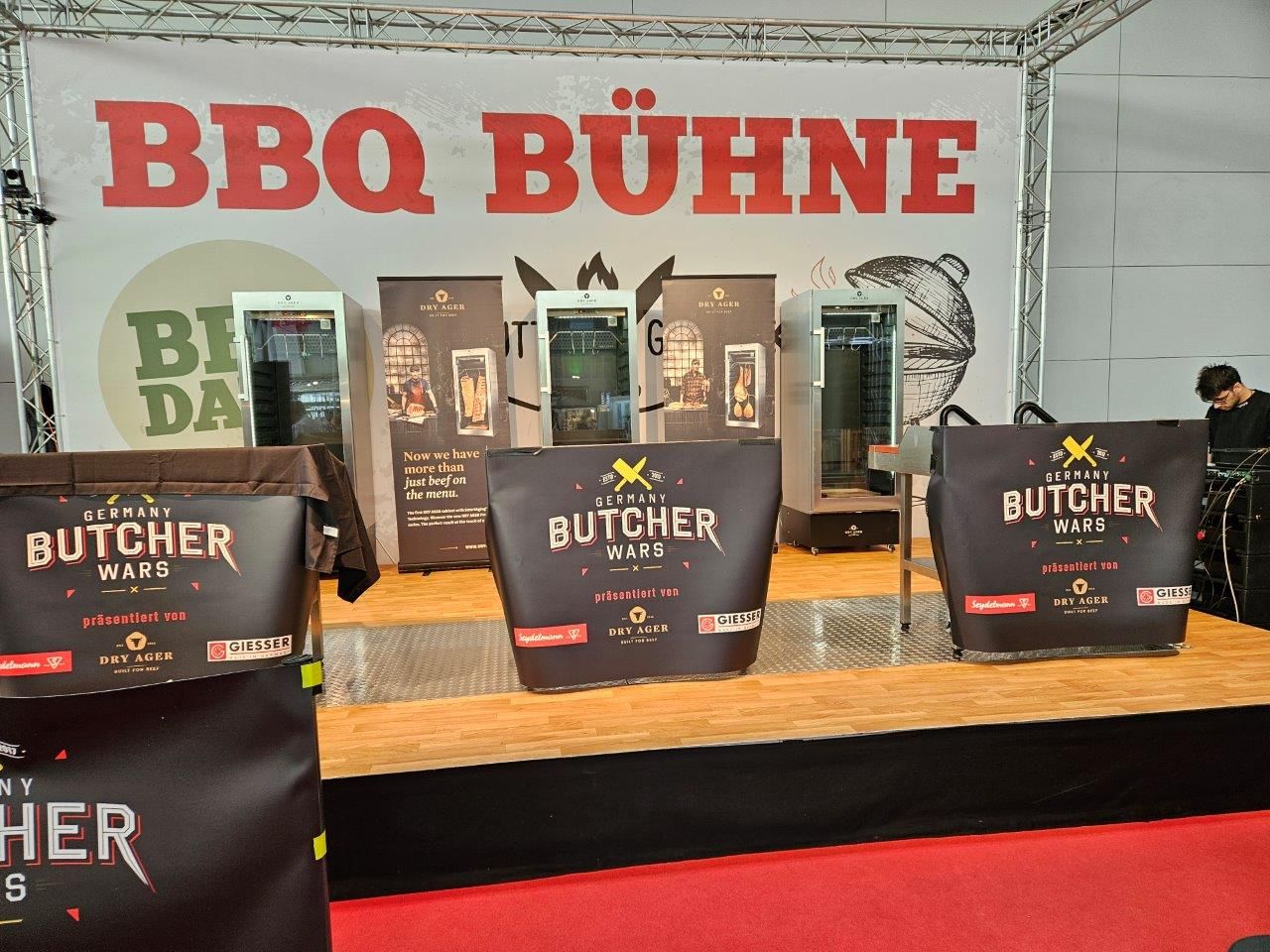 Keller Promotion Im Rahmen der BBQ Day - die 1.sten Butcher Wars - Messe Stuttgart 07.04.24