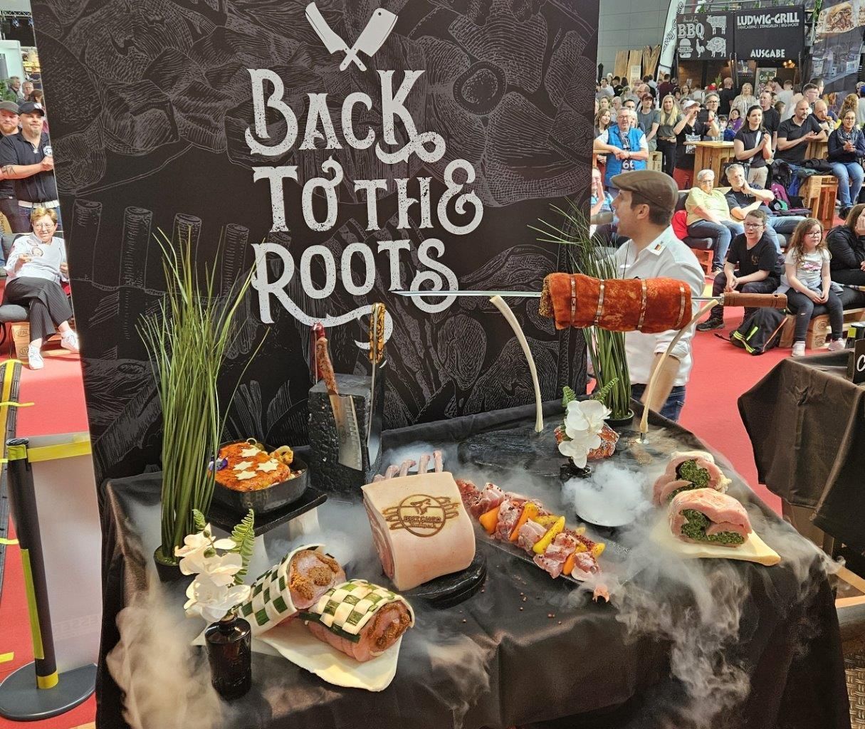 Keller Promotion Im Rahmen der BBQ Day - die 1.sten Butcher Wars - Messe Stuttgart 07.04.24