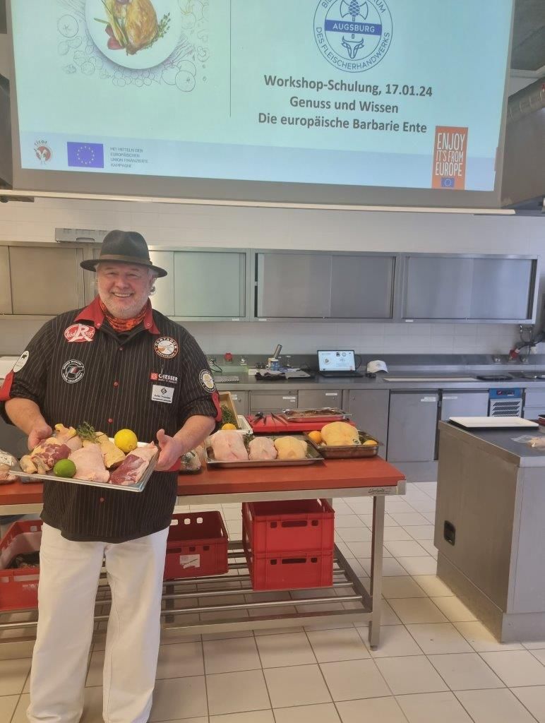 Die frz. Barbarie Ente im Meisterkurs - Fleischerakademie Augsburg - 17.01.24