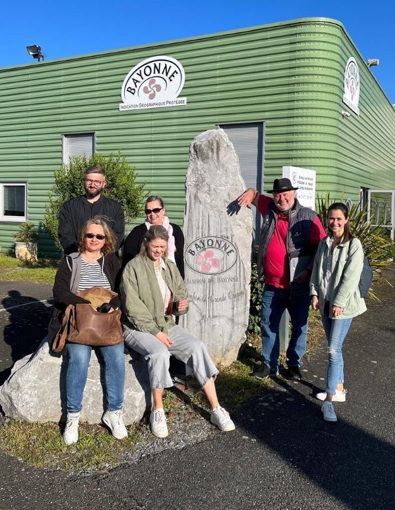 Jambon-de-Bayonne - Besuch der Produktion mit Fach Pressekollegen - Arzacq-Arraziguet 22.05.24