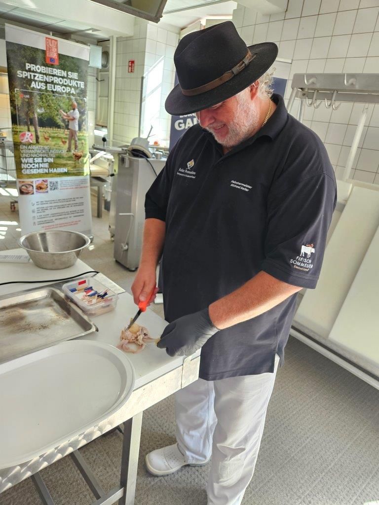 Label Rouge Geflügel vom feinsten - Fleischermeisterkurs der BS03 - Hamburg 05.09.24