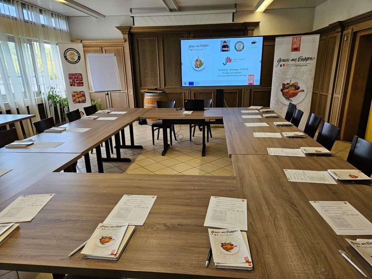 Die frz. Barbarie Ente zu Gast - Köche Oberstufe - Julius Wegeler Schule - Koblenz 10.09.24