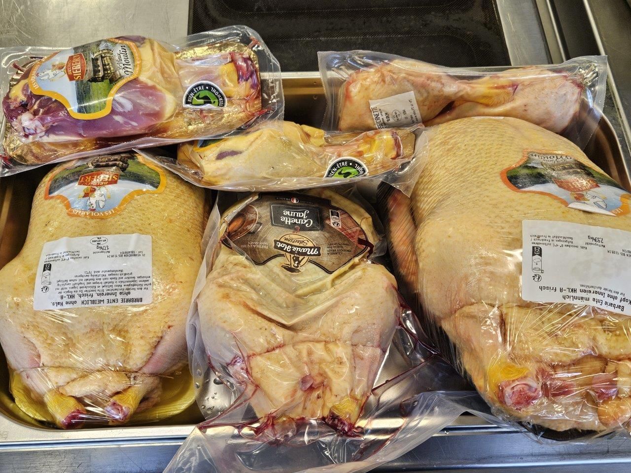 Die frz. Barbarie Ente zu Gast - Köche Oberstufe - Julius Wegeler Schule - Koblenz 10.09.24