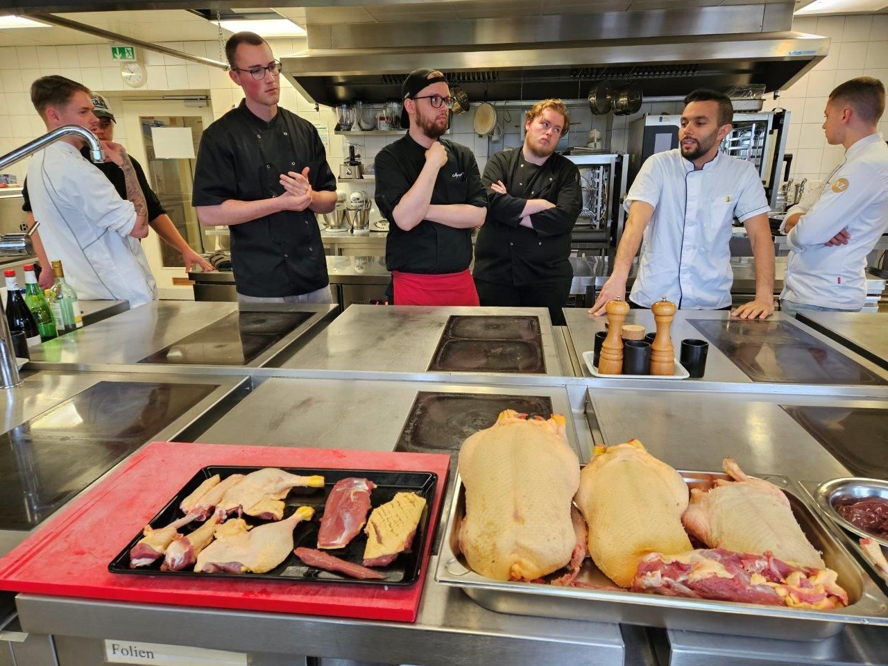 Die frz. Barbarie Ente zu Gast - Köche Oberstufe - Julius Wegeler Schule - Koblenz 10.09.24