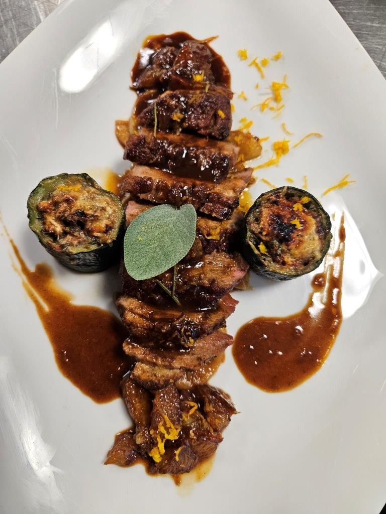 Die frz. Barbarie Ente zu Gast - Köche Oberstufe - Julius Wegeler Schule - Koblenz 10.09.24