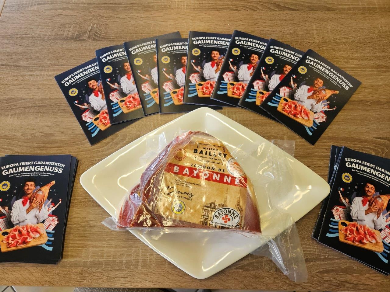 Bayonner Schinken aus der Region Südwest Frankreich - Köche Oberstufe Klasse 2 - Koblenz 11.09.24