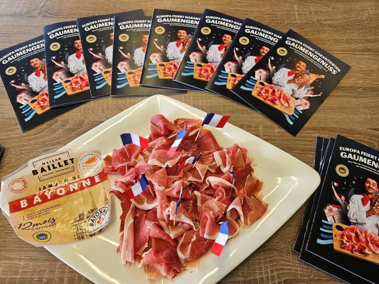 Bayonner Schinken aus der Region Südwest Frankreich - Köche Oberstufe Klasse 2 - Koblenz 11.09.24