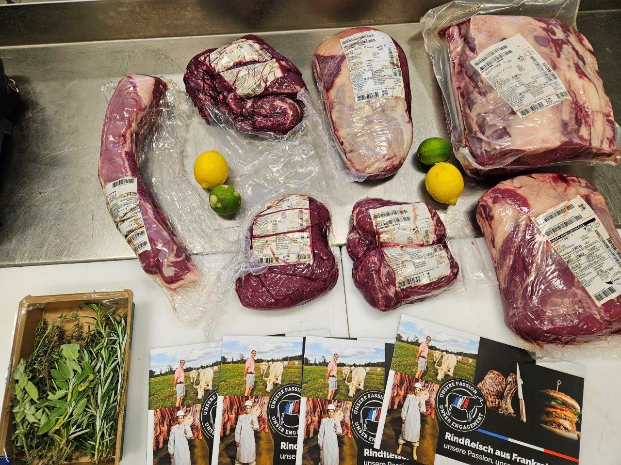 frz. Rindfleisch für angehende Fleischsommelier - Fleischerschule Augsburg 13.11.24