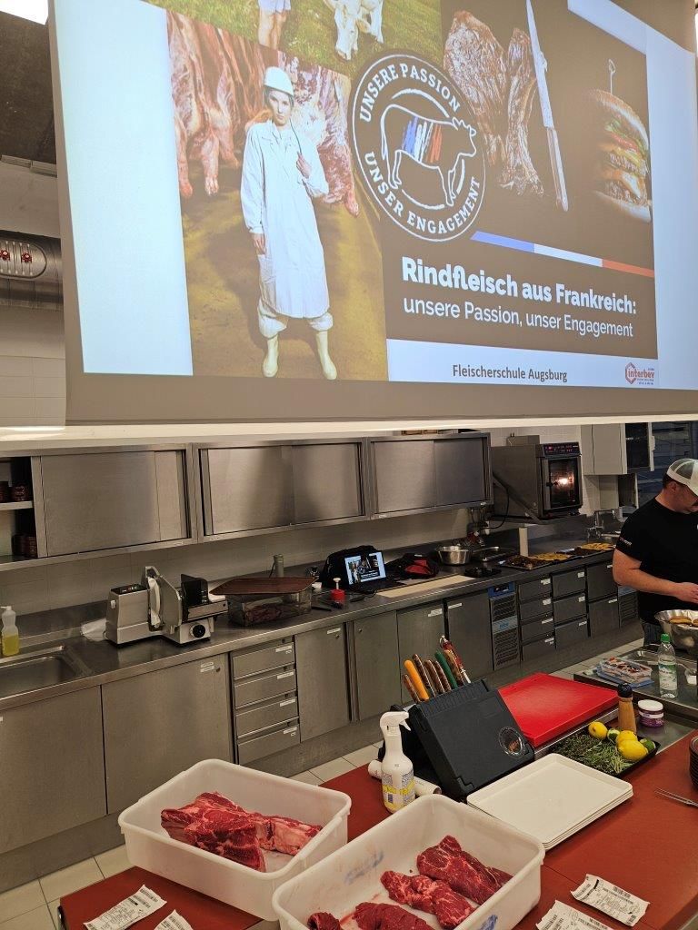 frz. Rindfleisch für angehende Fleischsommelier - Fleischerschule Augsburg 13.11.24