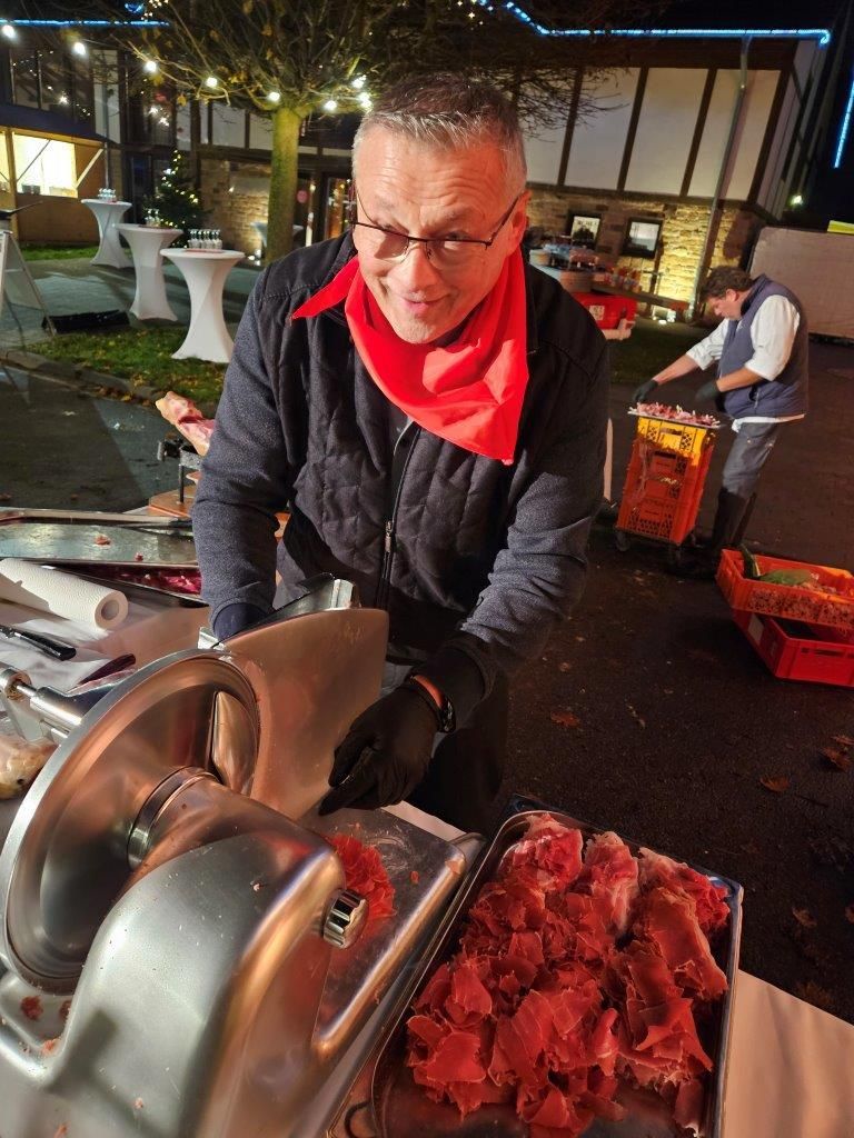 BBQ Wintergrillen im Rahmen des DFK - mit Bayonner Schinken Tapas Hofgut Laubenheimer Höhe - Mainz 26.11.24