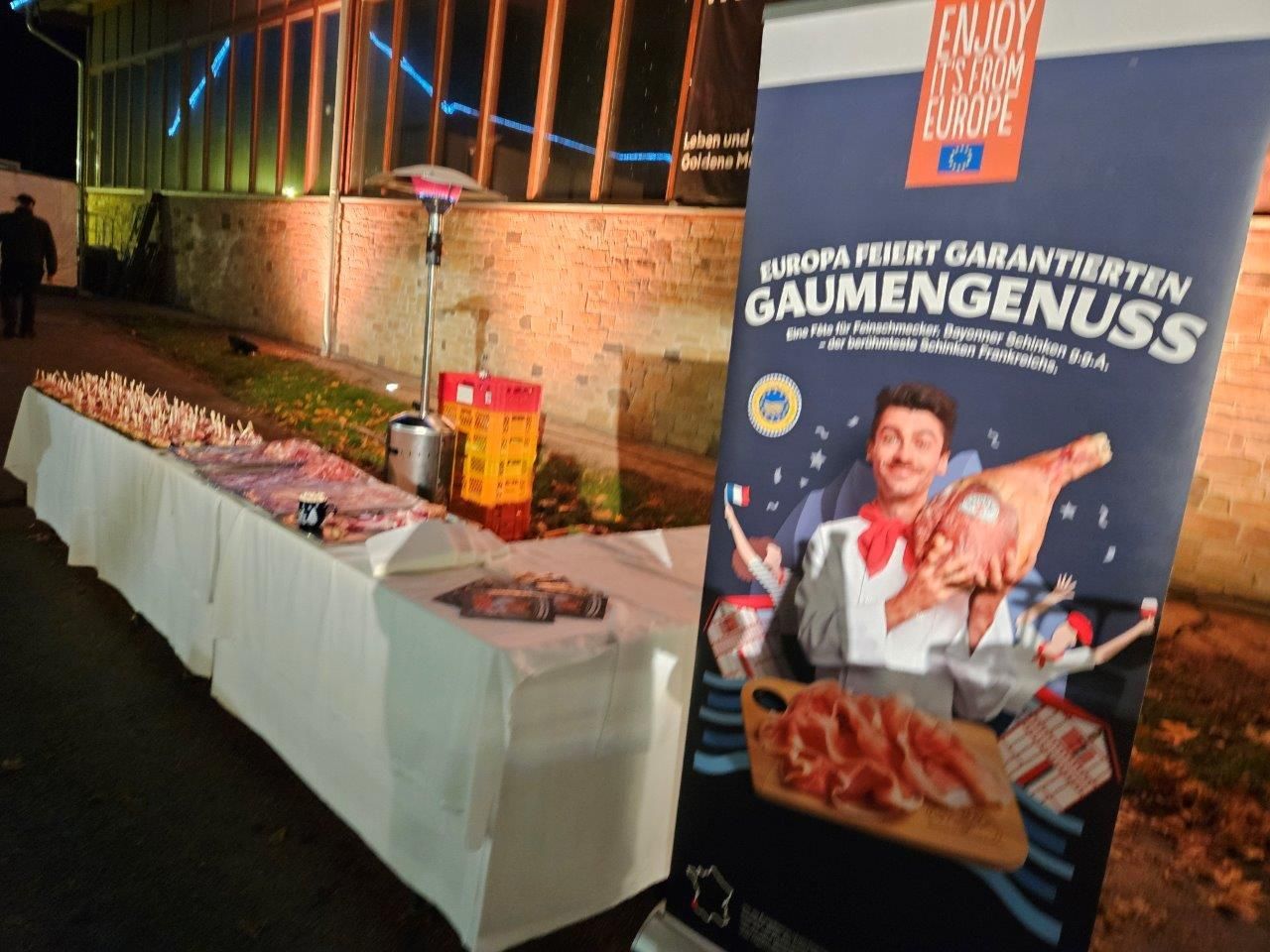 BBQ Wintergrillen im Rahmen des DFK - mit Bayonner Schinken Tapas Hofgut Laubenheimer Höhe - Mainz 26.11.24