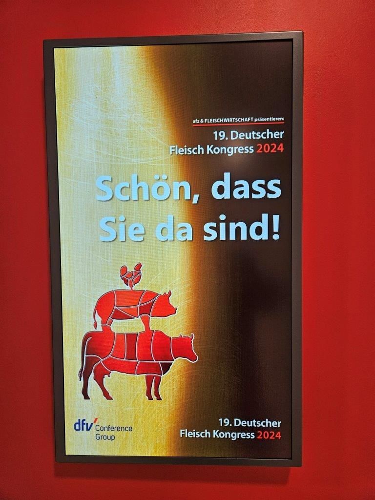 Deutscher Fleischkongress - frz. Rindfleisch am Start - Mainz 26. - 27.11.24