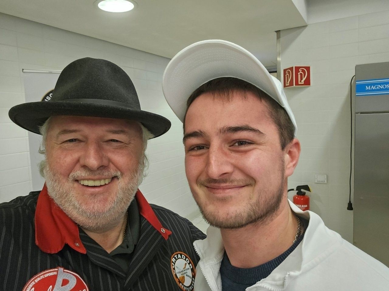 Michael Keller mit Kollegen