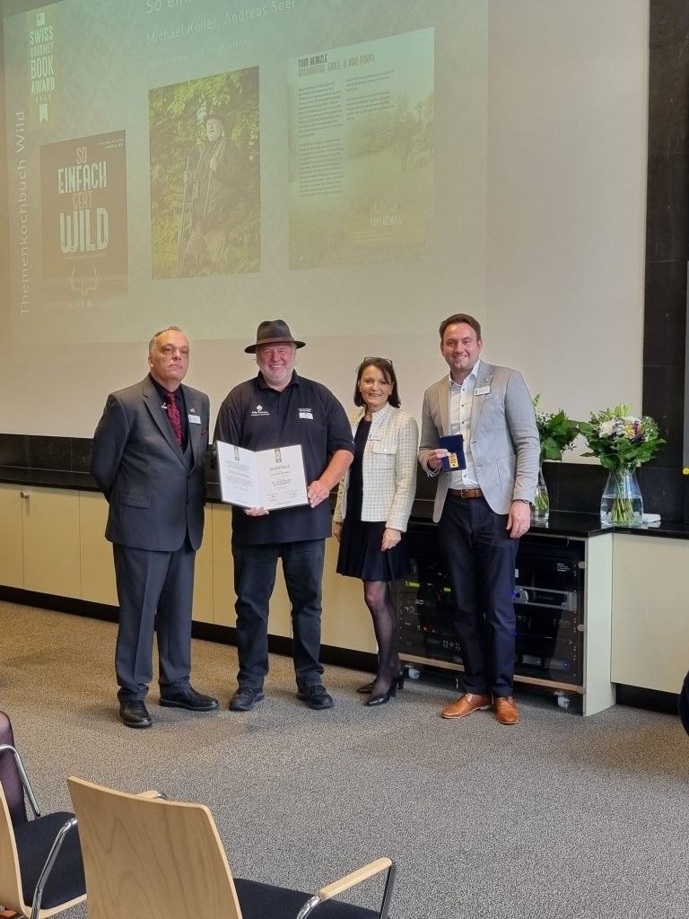 Swiss Gourmetbook Award 2025 - So einfach geht Wild holt Gold - Zürich 21.05.2025