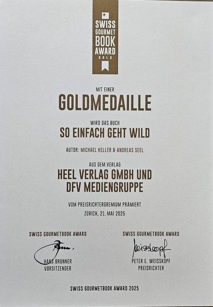 Gold SwissGourmetBook Award