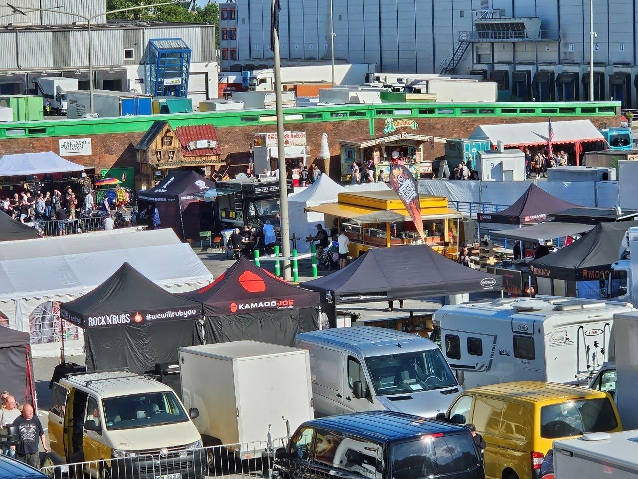 Harley Days und BBQ Court - Fleischsommelier Deutschland e.V. - mit Freilandhähnchen - Hamburg 28. - 30.06.24