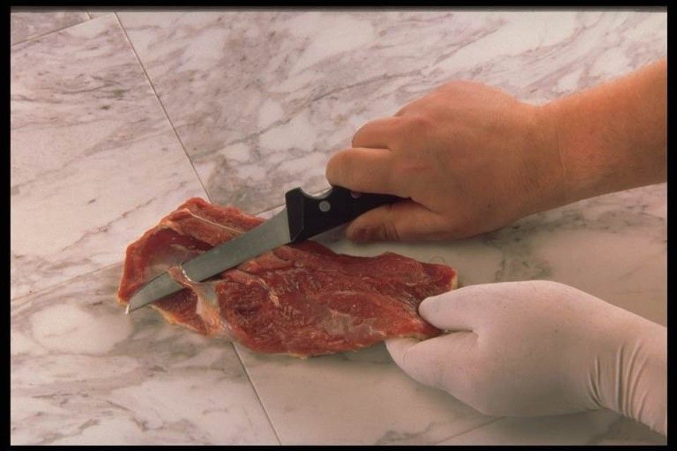 Fleisch schneiden