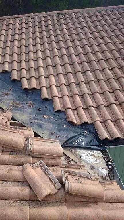 Photo de pose de tuiles