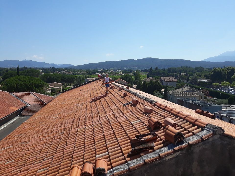 Photo de pose de toiture