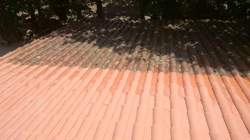 Photo de nettoyage toiture