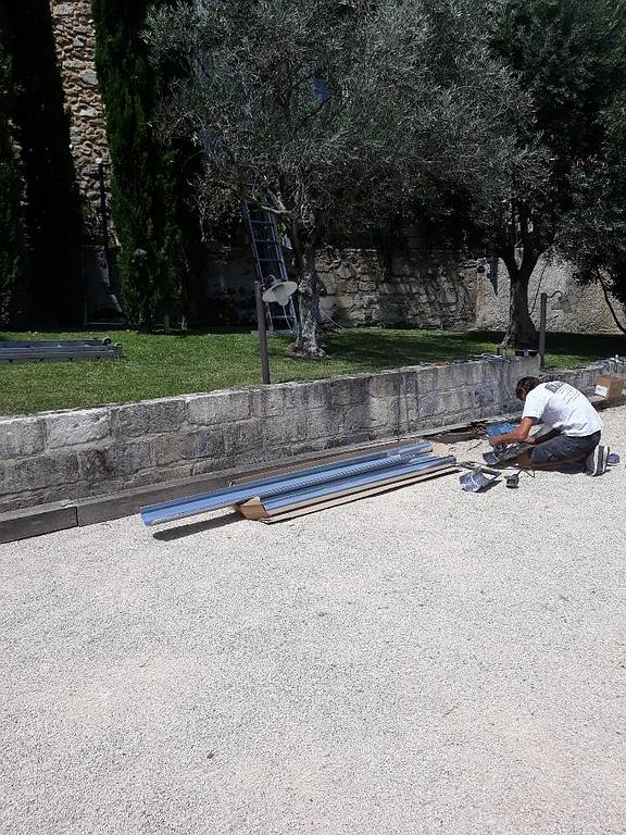 Photo de préparation de pose de goutiière