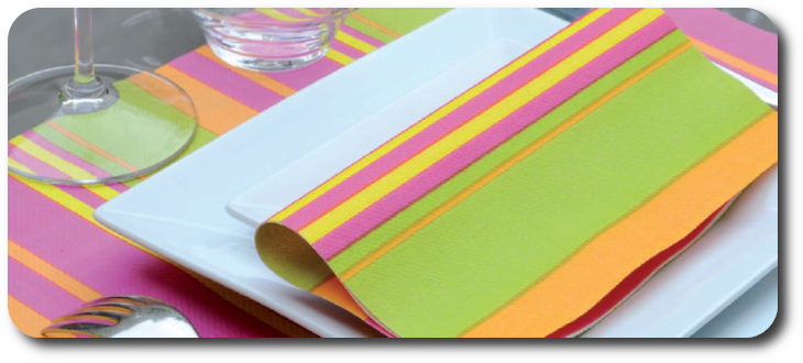 Serviettes papier ou tissu