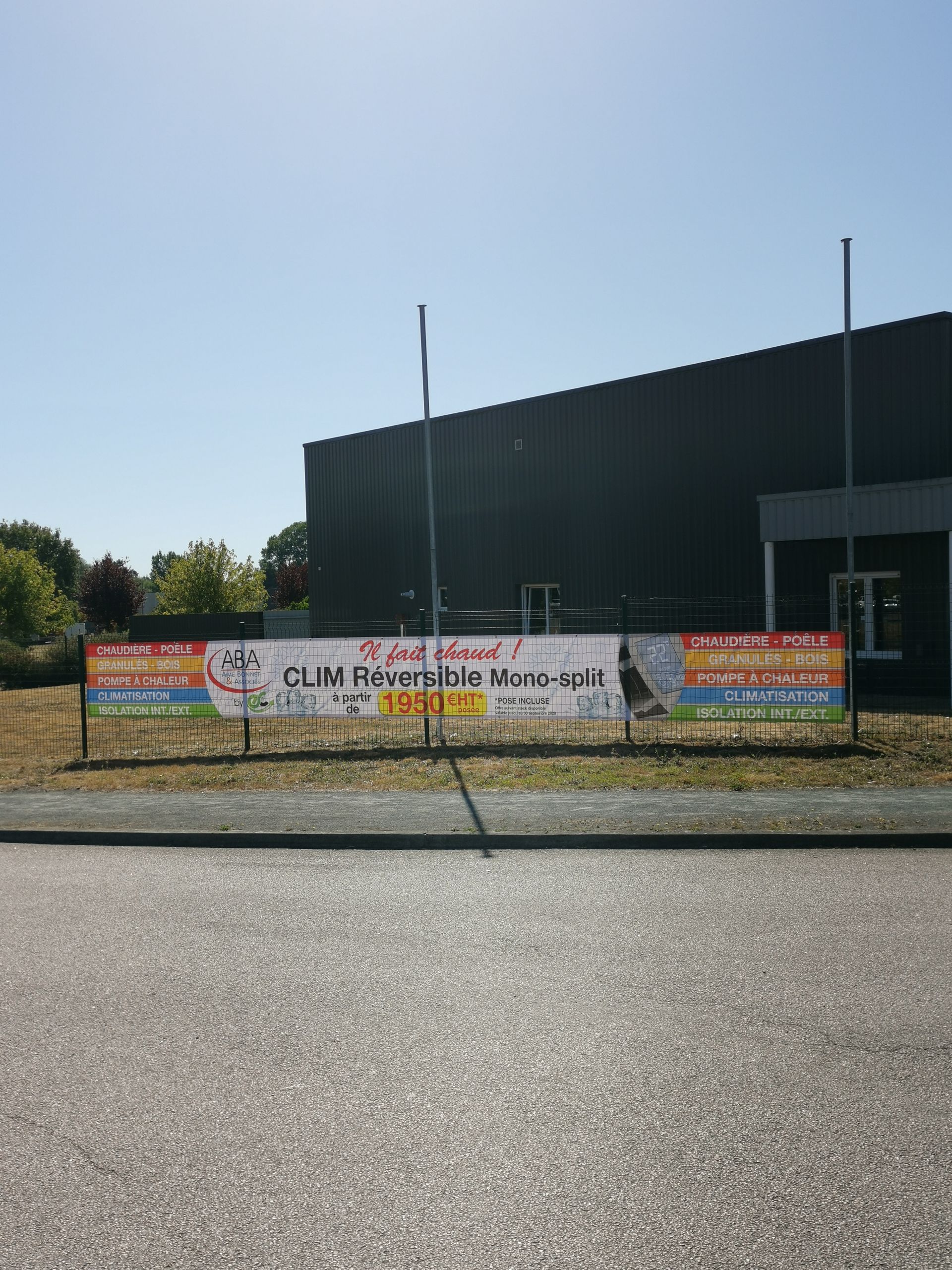 Bâche évènementielle ABA impression numérique