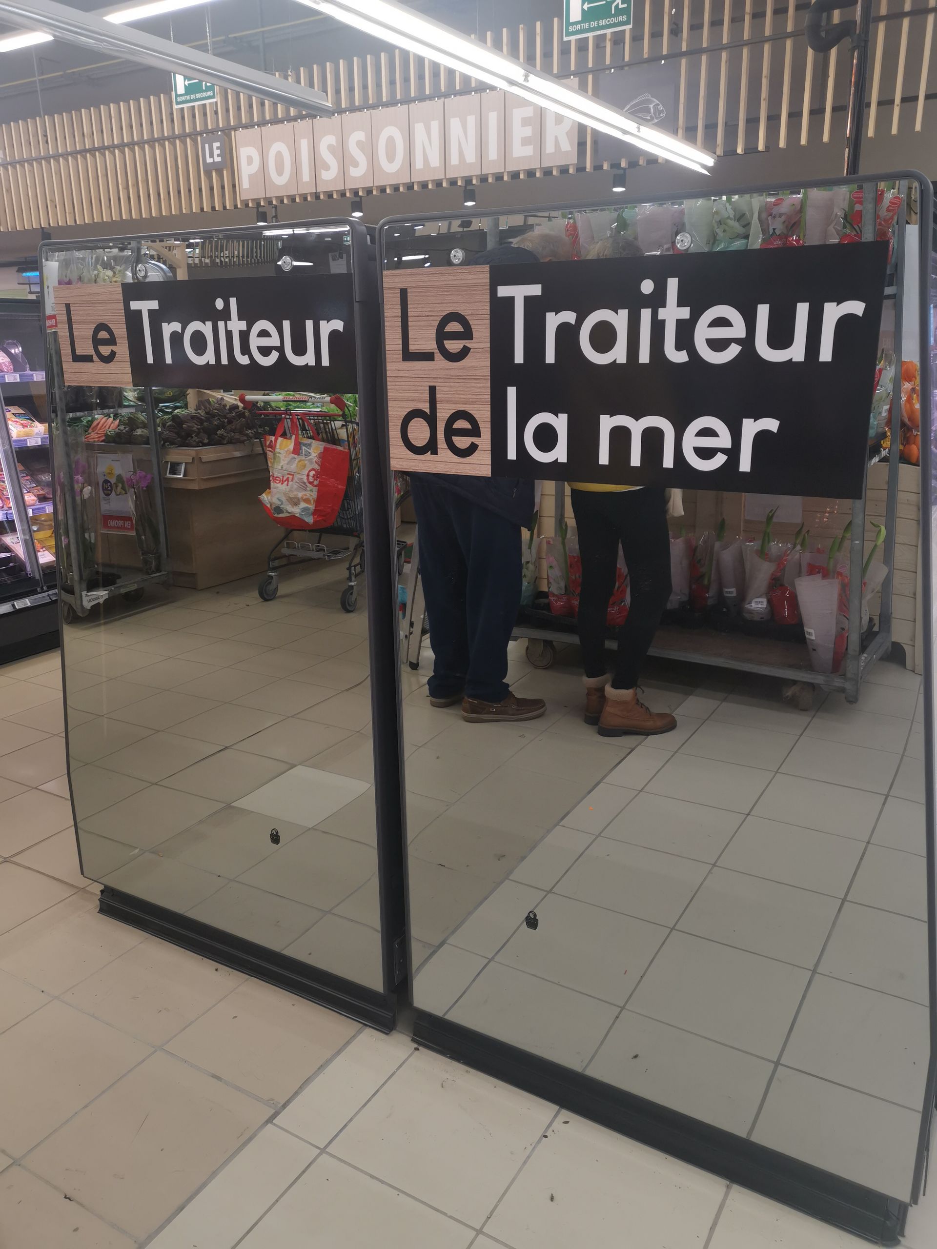 signalétique intérieur traiteur